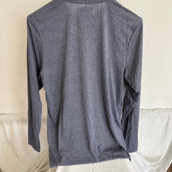 Men's Denver Broncos Fanatics Heather Grey Tech Arc Long Sleeve T-Shirt - Picture 3 of 4